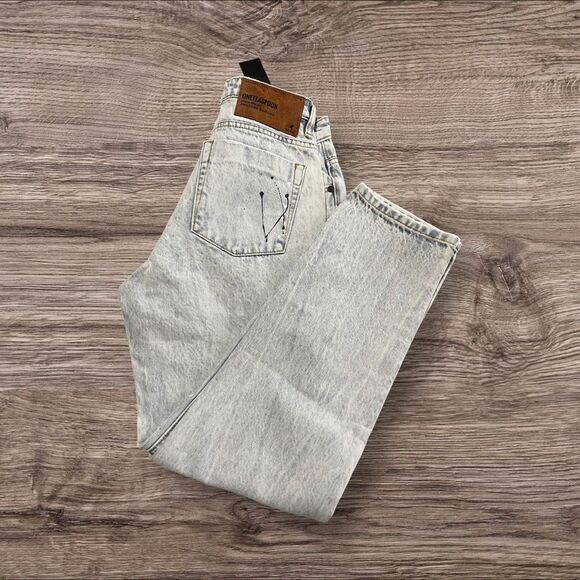 One x Teaspoon Awesome Baggies High Waist Straight Jeans - Florence Painted 28 - Picture 5 of 8